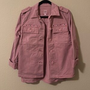 Gap embroidered utility jacket